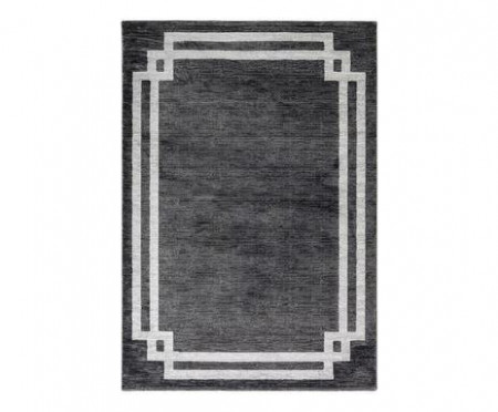 Covor Ginevra, textil, alb/negru, 200 x 300 cm