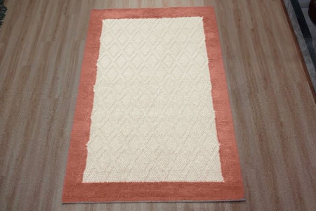 Covor My Home, textil, rosu/bej, 240 x 320 cm