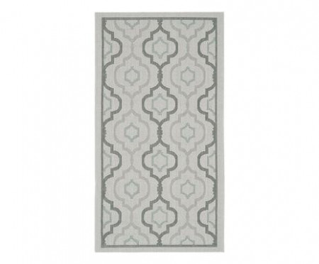 Covor Savannah, textil, gri deschis/antracit, 79 x 152 cm