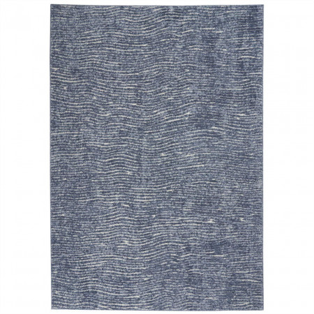 Covor Tidal Calvin Klein, polipropilena, albastru, 66 x 229 cm