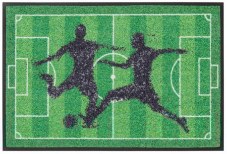 Covoras de intrare Fotbal by my home, 50 x 75 cm, verde - Img 1