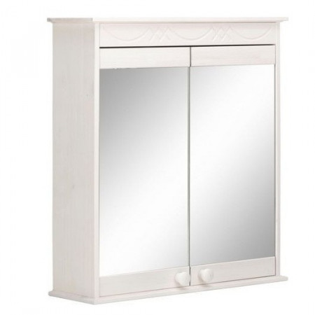 Dulap cu oglinda Sophia Home Affaire, lemn/sticla, alb, 63,5 x 20 x 70 cm - Img 1
