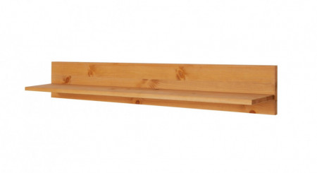 Etajera Mette lemn masiv, maro, 90 x 15 x 15 cm - Img 1
