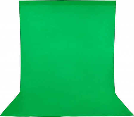 Fundal foto Andoer, bumbac/poliester, verde, 160 x 300 cm - Img 1