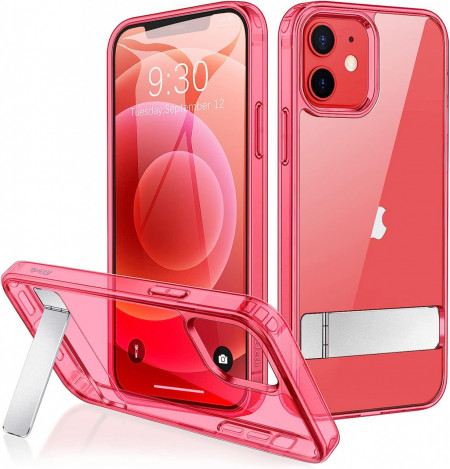 Husa de protectie pentru iPhone 12 mini JETech, TPU, rosu, 5,4 inchi