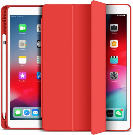 Husa de protectie pentru pentru iPad Air VAGHVEO, TPU, rosu, 10,9 inchi