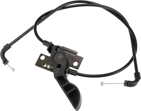 Inlocuire cablu de comanda eliberare capota, metal/plastic, negru