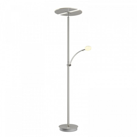 Lampadar Anniki, LED, metal/acril, argintiu, 43 x 180 cm