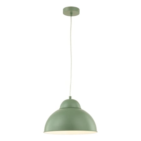 Lustra tip pendul Anda, metal, verde, 31 x 117 cm