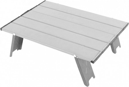 Masa laterala pliabila MOVKZACV, aluminiu/ABS, alb, 41,2 x 29 x 13 cm - Img 1