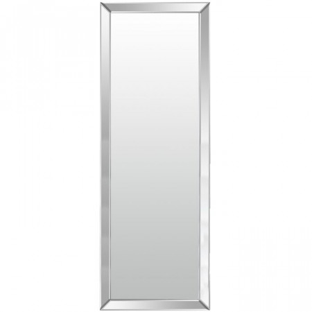 Oglindă de perete Chadwick, argintie, 160 x 60 x 4,5 cm - Img 1