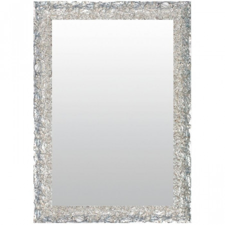 Oglindă de perete Hayley, argintie, 42 x 92 cm - Img 1