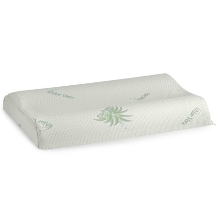 Perna Ergonomica Aloe Vera cu memory 72 x 42