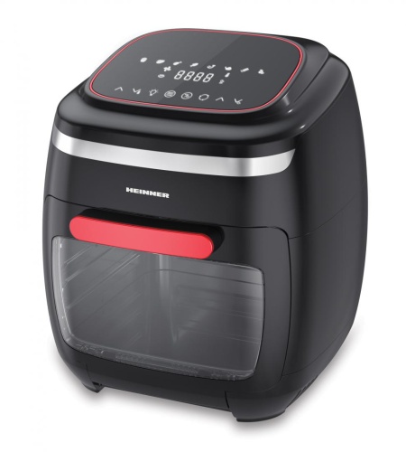 RESIGILAT – FRITEUZA CU AER CALD HEINNER HAF-B2000FB, Putere 2000W, Capacitate cos 4.5L, 8 programe, Afisaj digital, Termostat reglabil: 30-200˚C, Negru