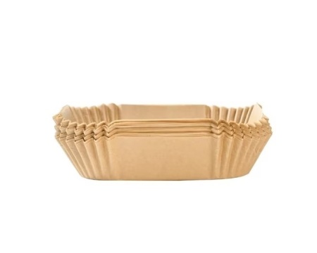 Set 100 bucati hartie de copt pentru friteuza CompaSJ, hartie, bej, 20 cm