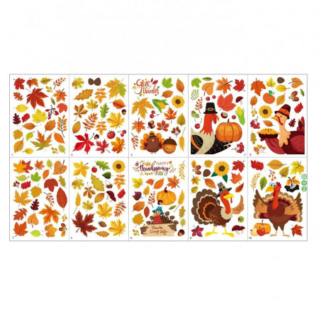 Set 191 autocolante de Halloween heekpek, PVC, multicolor, 29,5 x 11,6 x 10 cm