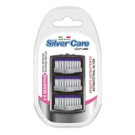 Set 3 rezerve Silver Care One Sensitive cap argint, actiune antibacteriana naturala si continua