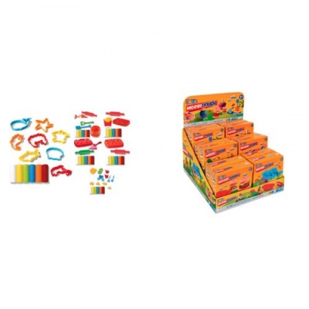 Set 6 bucati plastilina cu forme Globo