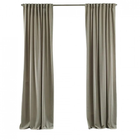 Set de 2 draperii Lilijan Home &amp; Curtain, poliester, antracit, 140 x 175 cm