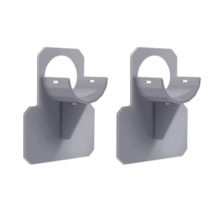Set de 2 suporturi pentru furtun VDYXEW, plastic, gri