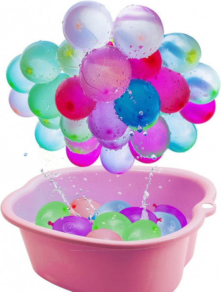Set de 333 baloane cu apa pentru petrecere KEEPAA, latex, multicolor
