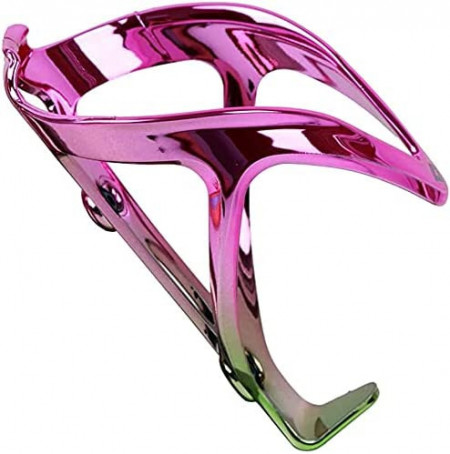 Suport sticla pentru bicicleta ACECYCLE, aluminiu, roz - Img 1
