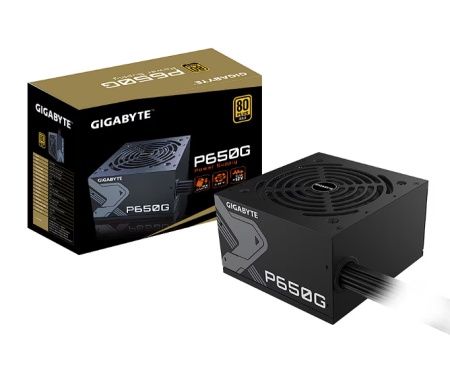 Sursa GIGABYTE P650G, 650W, 80 PLUS Gold, ATX, Negru, Resigilat, Grad A