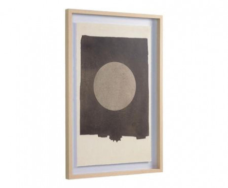 Tablou Naira, bej/negru, 60 x 90 cm - Img 1