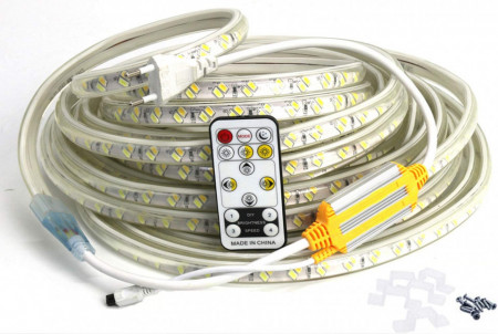 Banda LED FOLGEMIR, alb cald/rece/neutru, 4 m, 220 V - Img 1