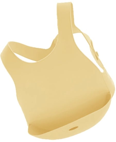 Baveta Flexi Bib Minikoioi, 100% Premium Silicone â€“ Mellow Yellow