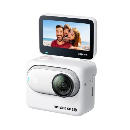 Camera video sport Insta360 GO3, 64GB, Waterproof, Alb, RESIGILATA, 1 AN GARANTIE
