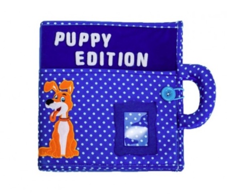 Carticica cu activitati Piqipi - Quiet book Puppy Edition