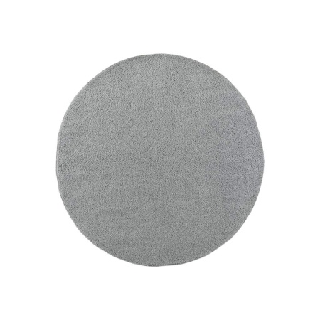 Covor Otto Shaggy, poliester textil, gri, 140 cm - Img 1