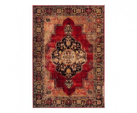 Covor Safavieh Vintage persan tradițional oriental, roșu/multicolor, 80 x 152 cm - Img 1