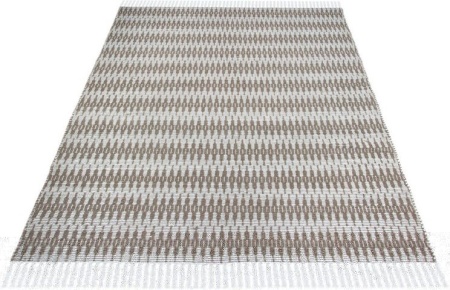 Covor Timbers, textil, nisipiu, 60 x 90 cm