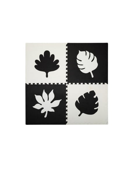 Covoras de joaca puzzle 120x120 cm Momi, Feli - Black