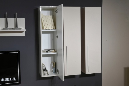Dulapior suspendat Piano, Bej Lucios