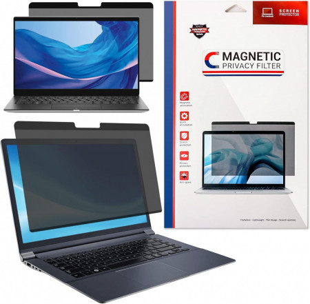 Filtru de confidentialitate pentru MacBook Pro 2021 Lama, magnetic, negru, 30,8 x 20,2 cm