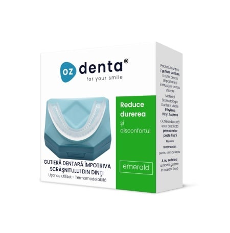 Gutiera anti bruxism Oz Denta Emerald (scrasnitul din dinti)