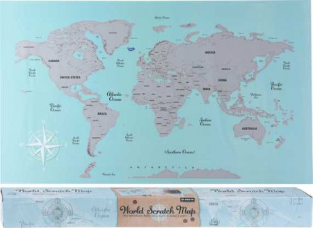 Harta lumii razuibila Karll, 88 x 52 cm - Img 1