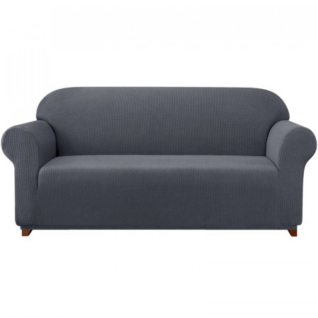 Husa pentru canapea cu elastic, gri, 180 x 107 cm - Img 1