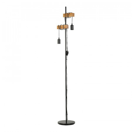 Lampadar Acuff, metal, negru, 166,5 x 25 x 20,5 cm - Img 1