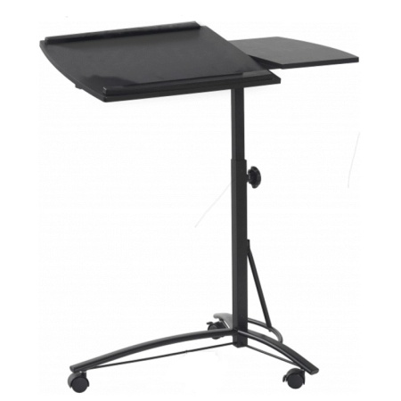 Masa reglabila pentru laptop, tip birou, cu roti HM B14, 17"