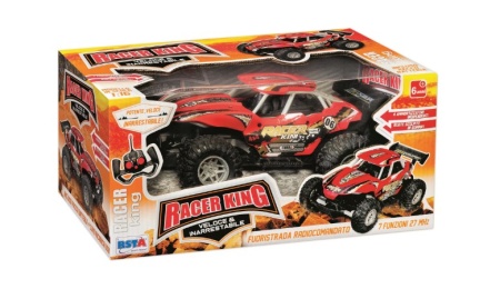 Masinuta de teren cu telecomanda Buggy King cu incarcare USB, RS Toys, 7 functii, scara 1:16