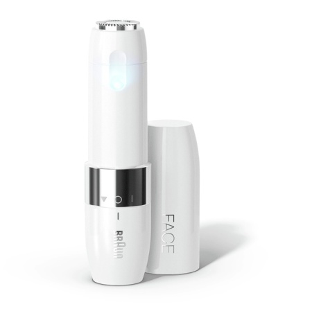Mini aparat pentru indepartarea parului facial Braun FACE FS1000, pe baterii, Alb, Resigilat, Grad A - Img 1