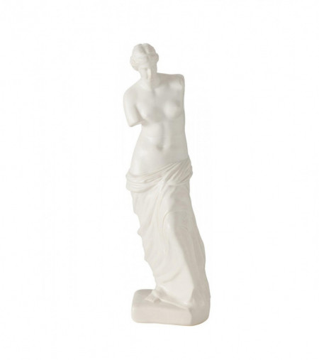 Obiect decorativ Lorenza, alb, 12 x 41 x 12 cm - Img 1