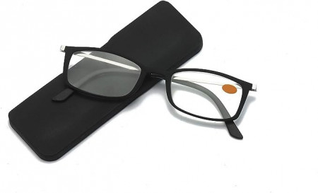 Ochelari de citit KoKoBin, plastic/acril, negru, 13,5 x 4,7 x 3 cm