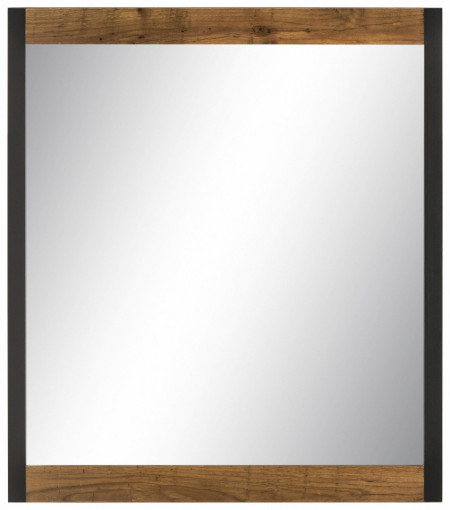 Oglinda Chris, MDF/sticla, maro, 60 x 2.5 x 68 cm - Img 1
