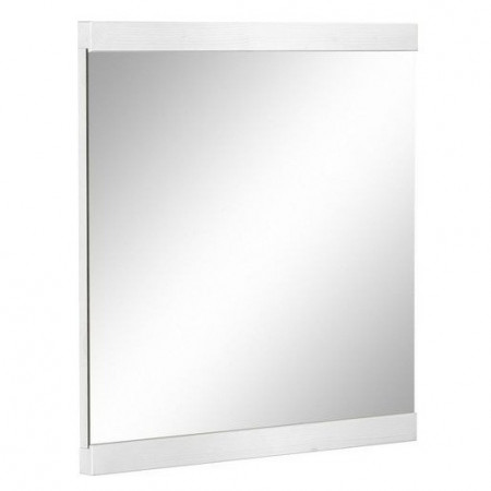Oglinda Otto, sticla/lemn, alb, 80 x 73 x 5 cm - Img 1