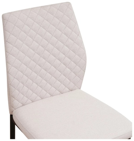 Scaun Mia din microfibră bej